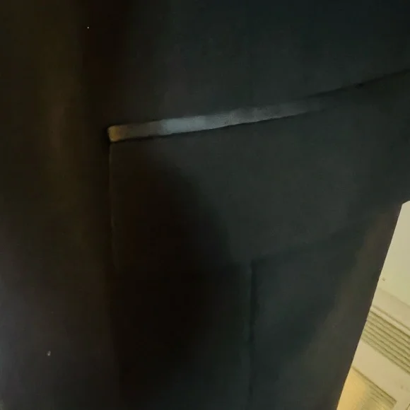 Zara Elegant Santin blend Black Vest Blazer - Picture 5 of 8